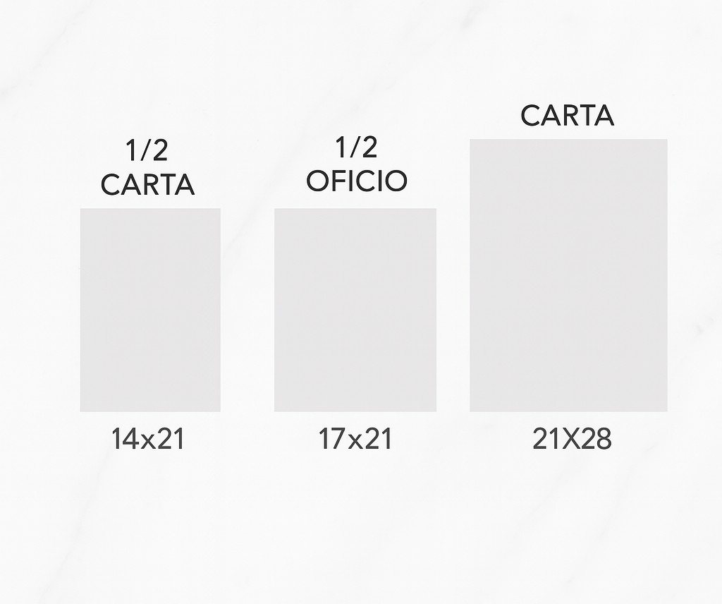 libretas medidas