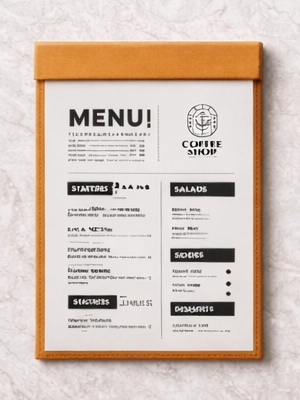 menu cafeteria