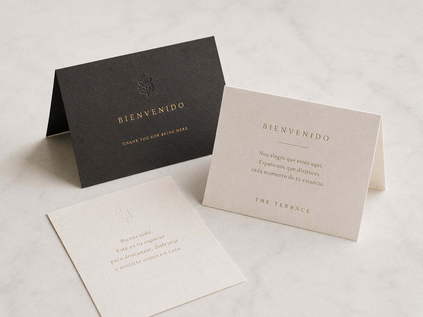 welcome guest card